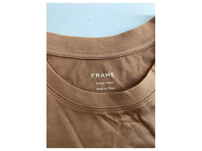 Frame Denim MARCO Tops T.Algodón S Internacional Castaño 